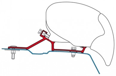 Adaptér F80/65 pro Renault Master H2 od 2010