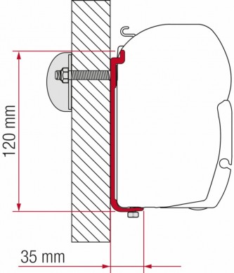 Adaptér pro Fiamma F45S/L KIT S 120