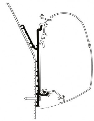 Adaptér Knaus Deseo 2019, 350 cm