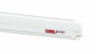 Markýza Fiamma F45S 260 PSA bílá, šedé plátno